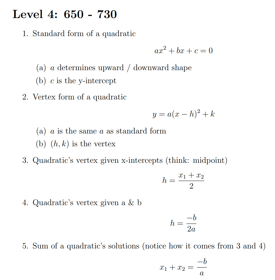 Every SAT Math Topic